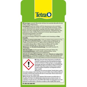 Tetra Crypto Pflanzendünger Tablettenpackung, geeignet für Aquarienpflanzen.