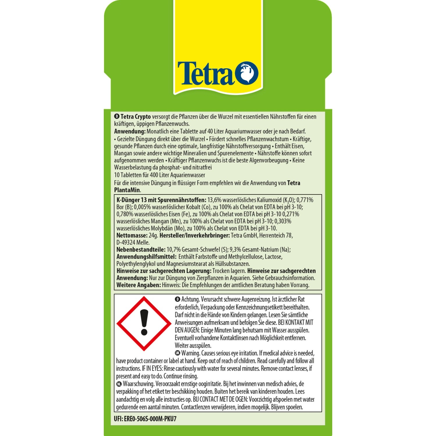 Tetra Pflanzendünger Crypto 30 Tabletten kaufen bei OBI