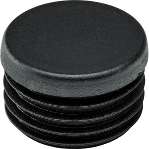 Hettich Einsteckgleiter, schwarz, für Rundrohre Ø 3 cm, zum Schutz von Möbeln und Böden.