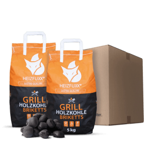 Heizfuxx Grillbriketts 5kg x 2 Sack 10kg