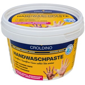 Croldino Handwaschpaste 500ml im Eimer, zur Reinigung stark verschmutzter Hände in Werkstatt & Industrie.