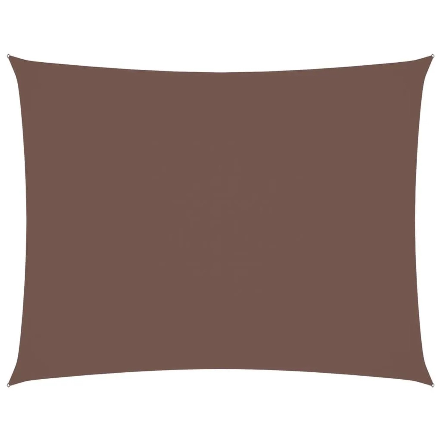 vidaXL Sonnensegel Oxford-Gewebe Rechteckig 4x6 m Braun 135822