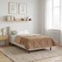 vidaXL Winterbettdecke Taupe 135 x 200 cm Mikrofaser und Teddy-Fleece 42026349_4