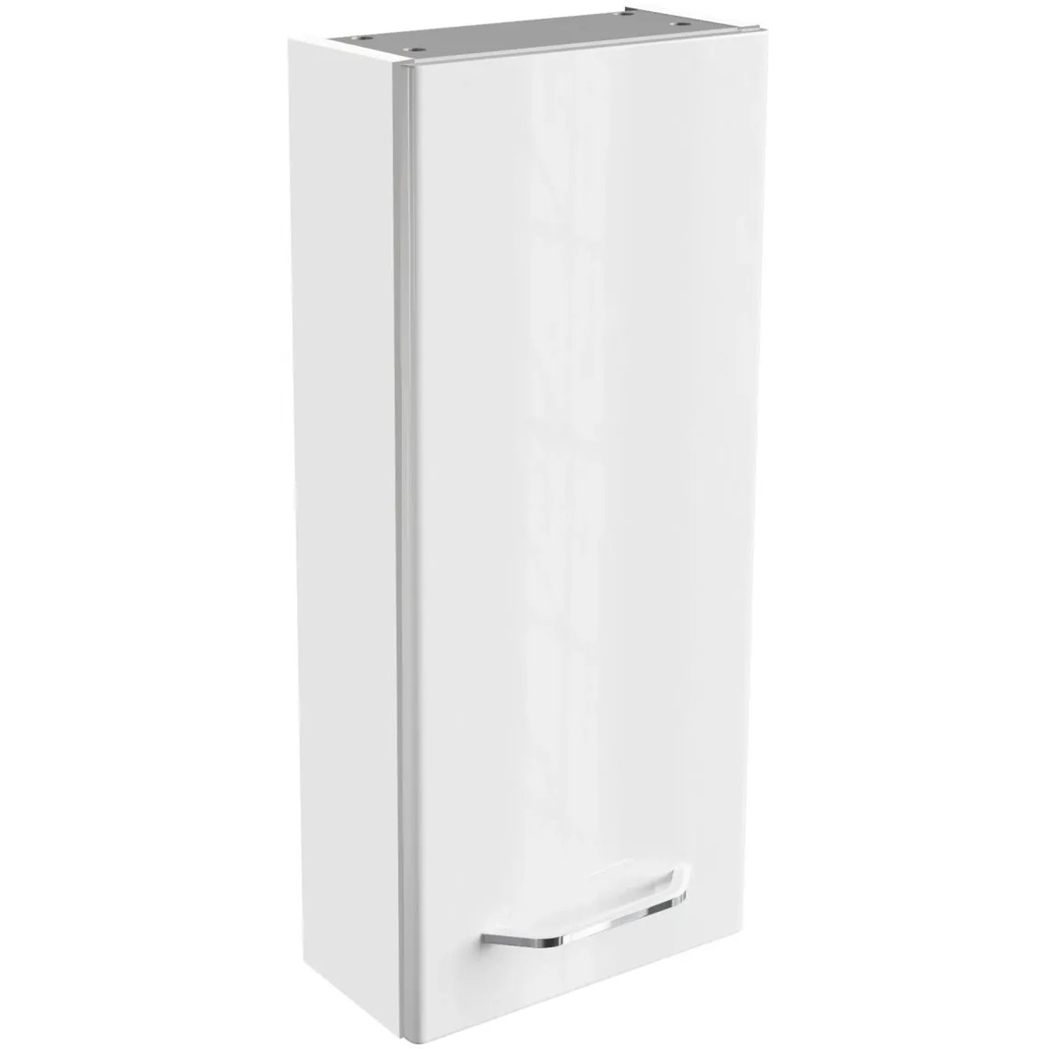 Fackelmann Bad-Hängeschrank Milano, weiß, 30 cm breit. Badezimmerschrank mit Griff.
