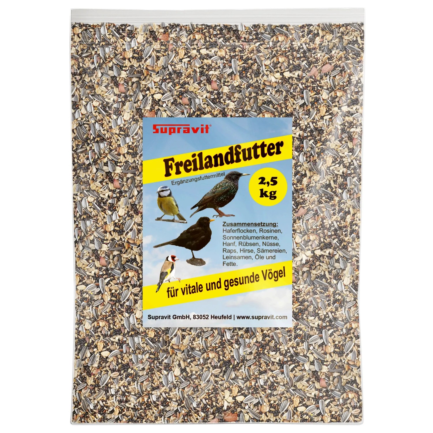 Supravit Freilandfutter für Vögel Wildvogelfutter