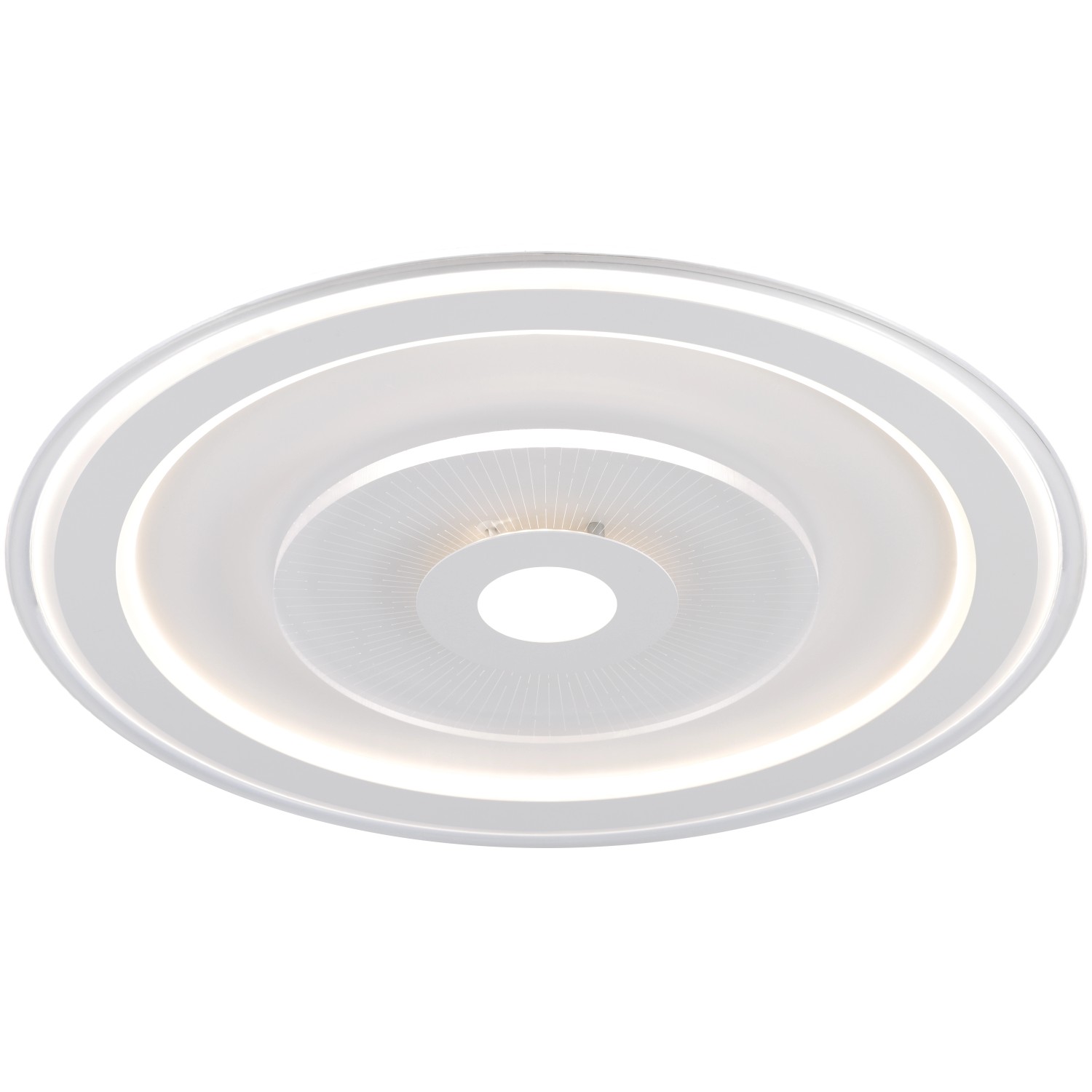 LED-Deckenleuchte Ronco Ø 50 cm Weiß günstig online kaufen