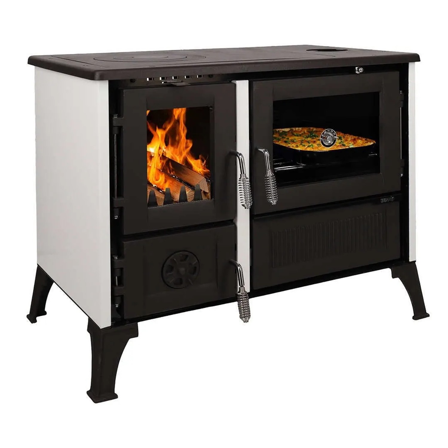 365 Küchenofen Cook Smart Weiß Emailliert 8 kW günstig online kaufen