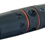 Schwarzer Schwaiger Netzwerkverbinder CAT 6A Outdoor, wasserdicht (IP68) für Kabelverbindungen im Außenbereich.