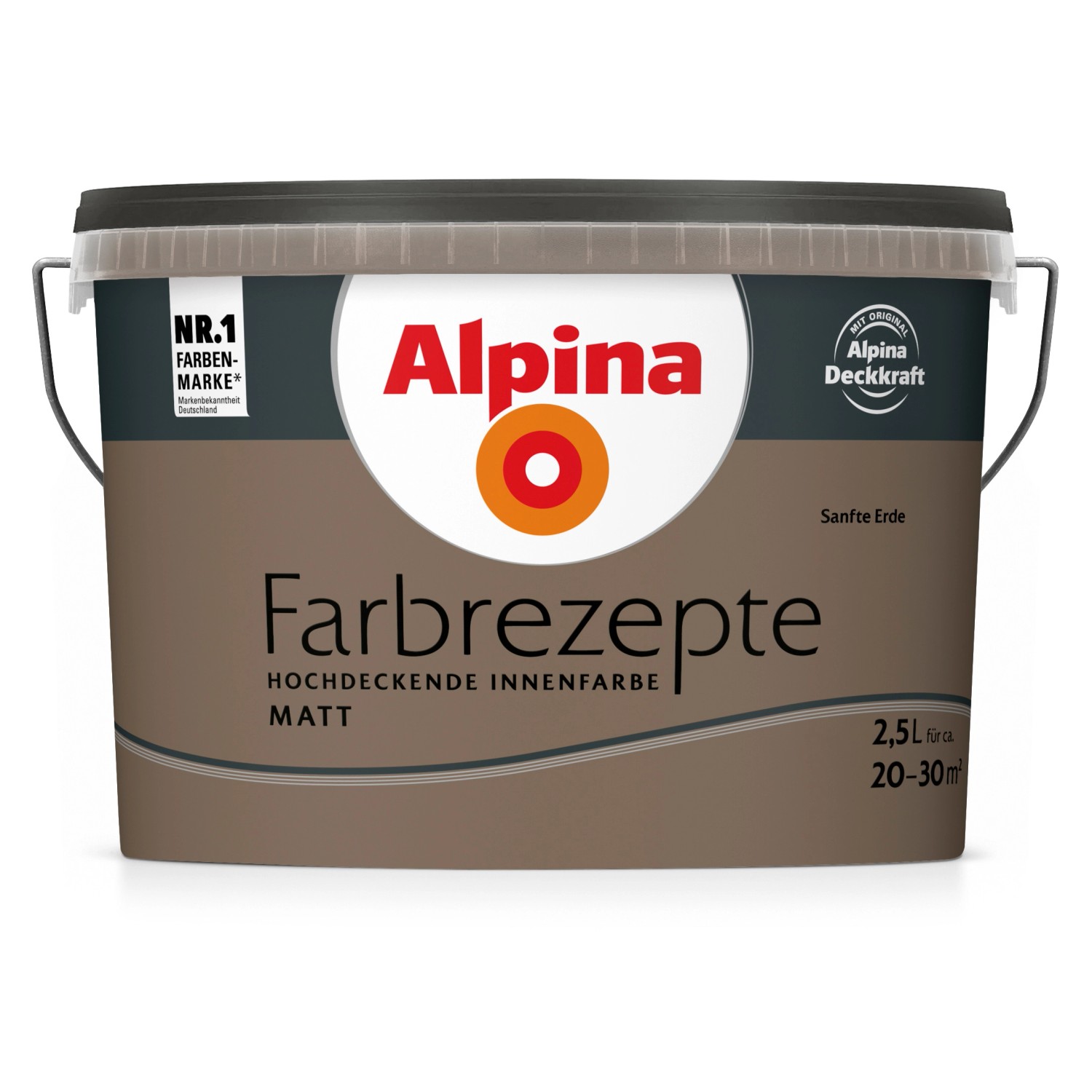 Alpina Farbrezepte Sanfte Erde matt 2,5 Liter