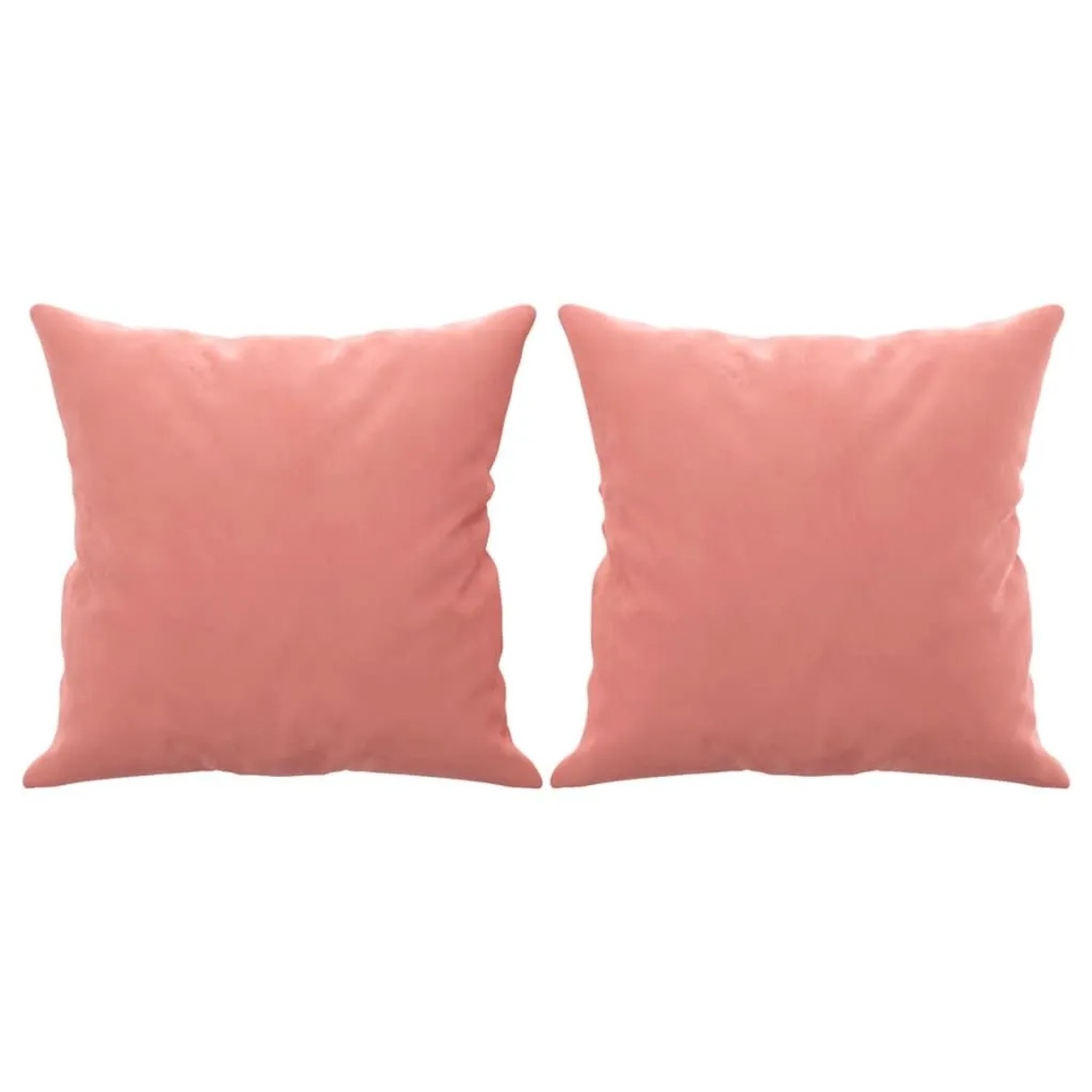 Thumbnail - vidaXL Zierkissen 2 Stk Rosa 40x40 cm Samt 349488