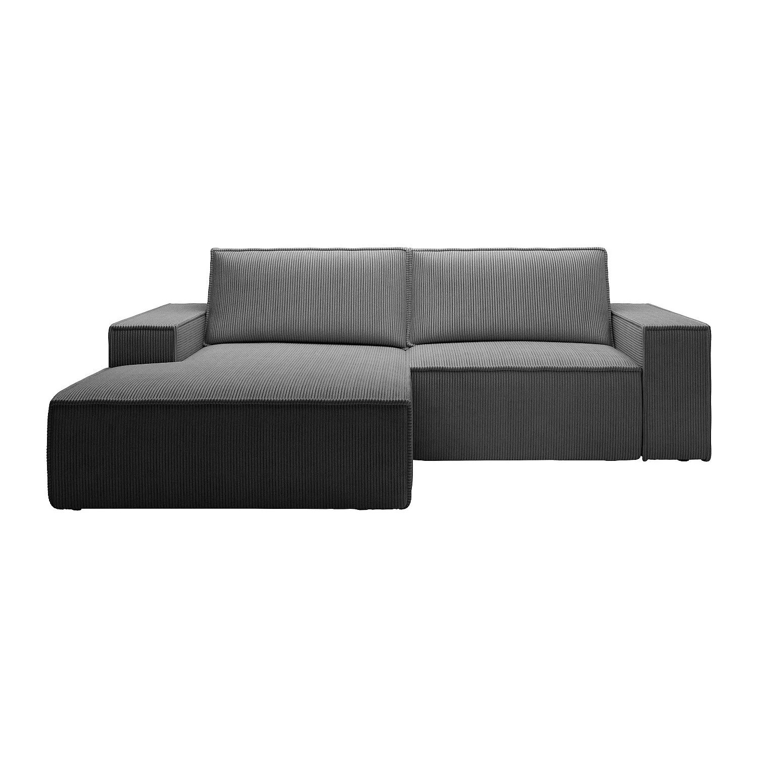 Vente-unique Schlafsofa Amelia Anthrazitgrau 240 cm