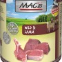 Mac's Hunde-Nassfutter Wild & Lamm, 800g Dose. Getreidefreies Alleinfutter mit hohem Fleischanteil.