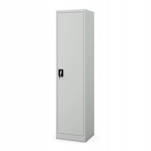 Jan Nowak Büro Aktenschrank ALEX 185 x 45 x 40 cm Grau