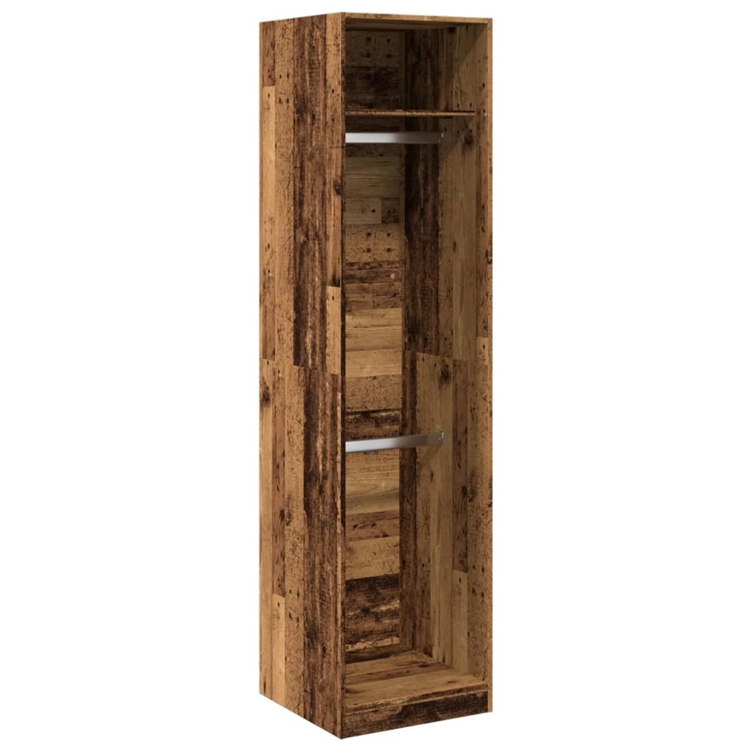 vidaXL Kleiderschrank Altholz-Optik 50x50x200 cm Holzwerkstoff 3307790 günstig online kaufen