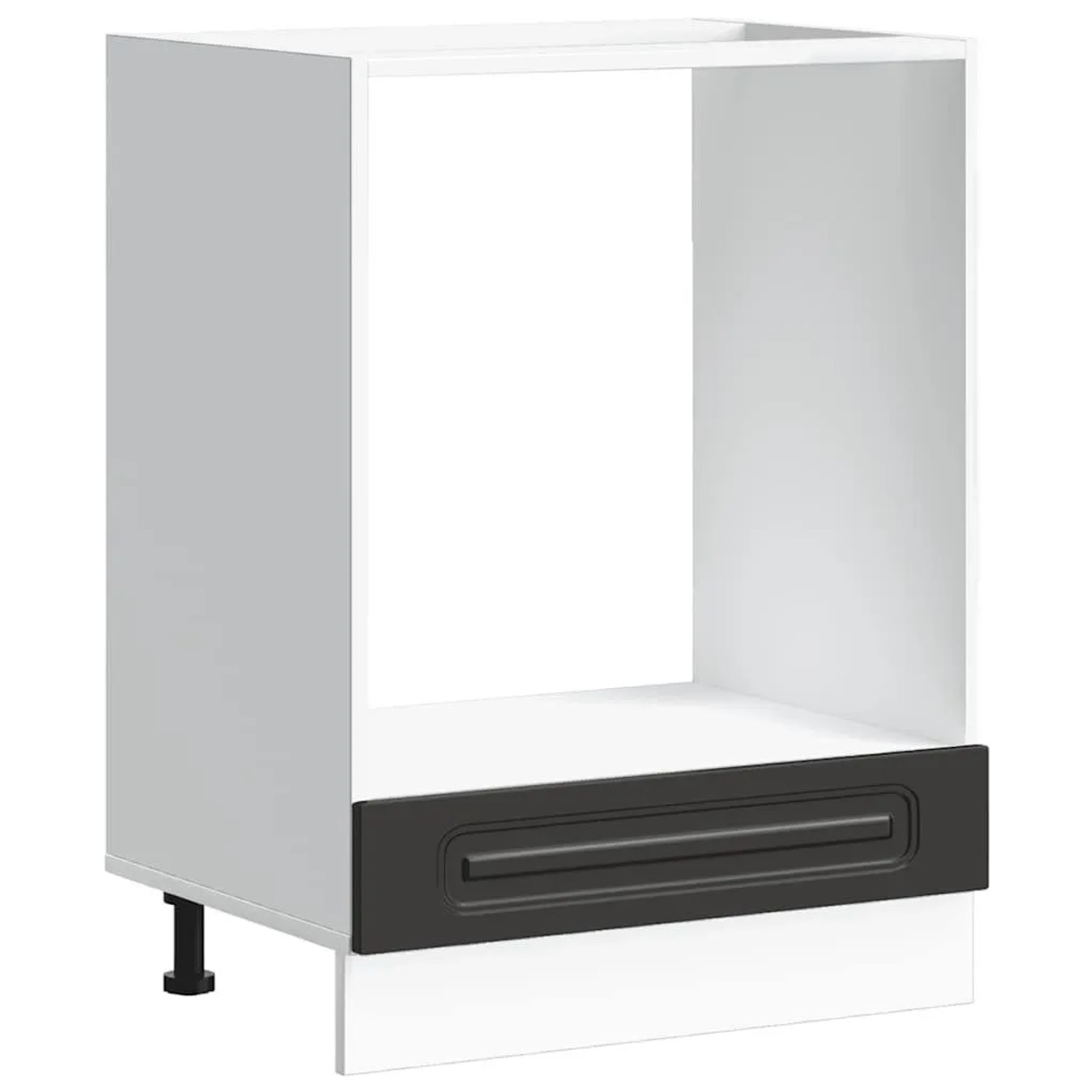 vidaXL Herdumbauschrank Kalmar Schwarz Holzwerkstoff 853518 günstig online kaufen