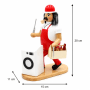Dekohelden24 Räuchermann Waschmaschinenmonteur mit Waschmaschine Räucherfigur Weihnachtsräucherfigur Räuchergefäß Holz L/B/H 15 x 11 x 20 cm_2
