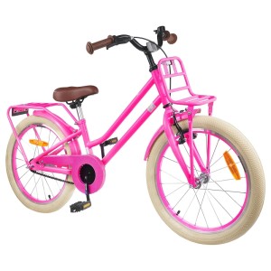 vidaXL Kinderfahrrad 20 Zoll für 6-11 Jahre Alt Dunkelrosa 42009191
