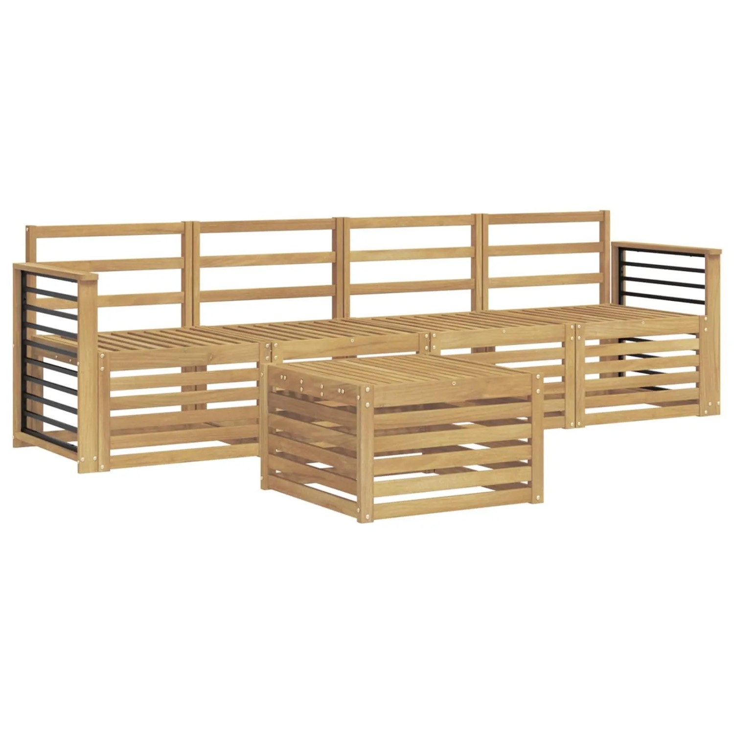 vidaXL Sofagarnituren Massivholz Akazie 3391364