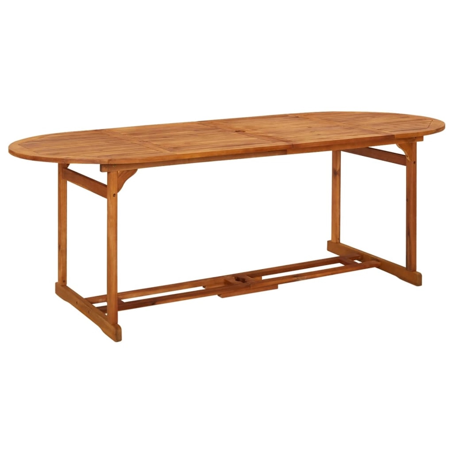 vidaXL Garten-Esstisch 220x90x75 cm Massivholz Akazie 315949 günstig online kaufen