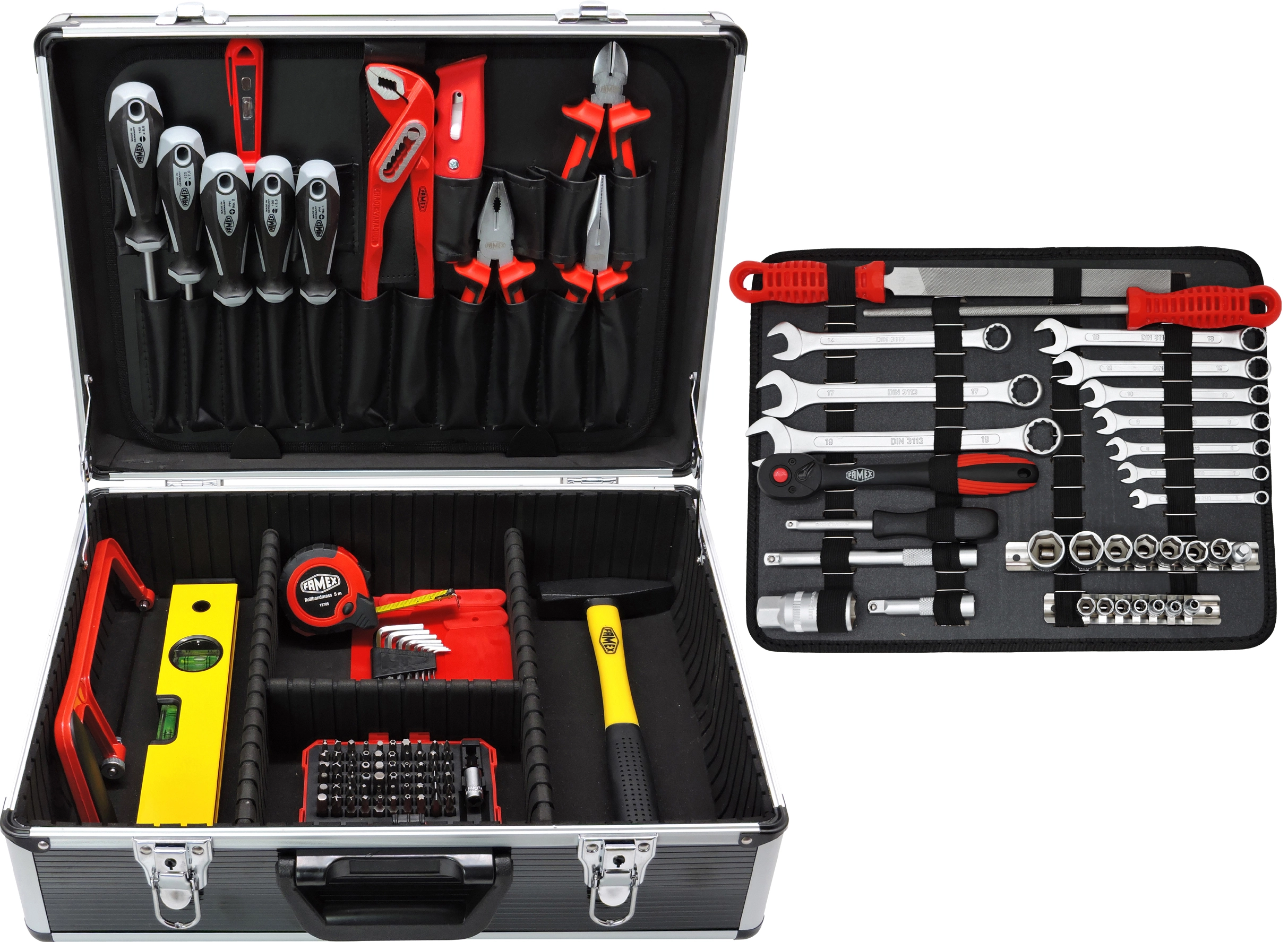 Famex Werkzeugkoffer kaufen 745-48 164-teilig Werkzeug bei OBI mit
