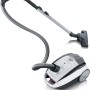 Severin S'Power Snowlight BC 7035 Bodenstaubsauger in Weiß und Grau.