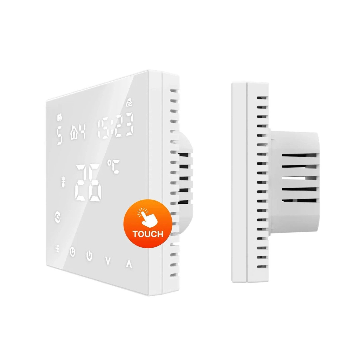 WARMON Fußbodenheizung Elektrisch ALU 150 W/m² inkl. TS 300 Thermostat Weiß 10 m²