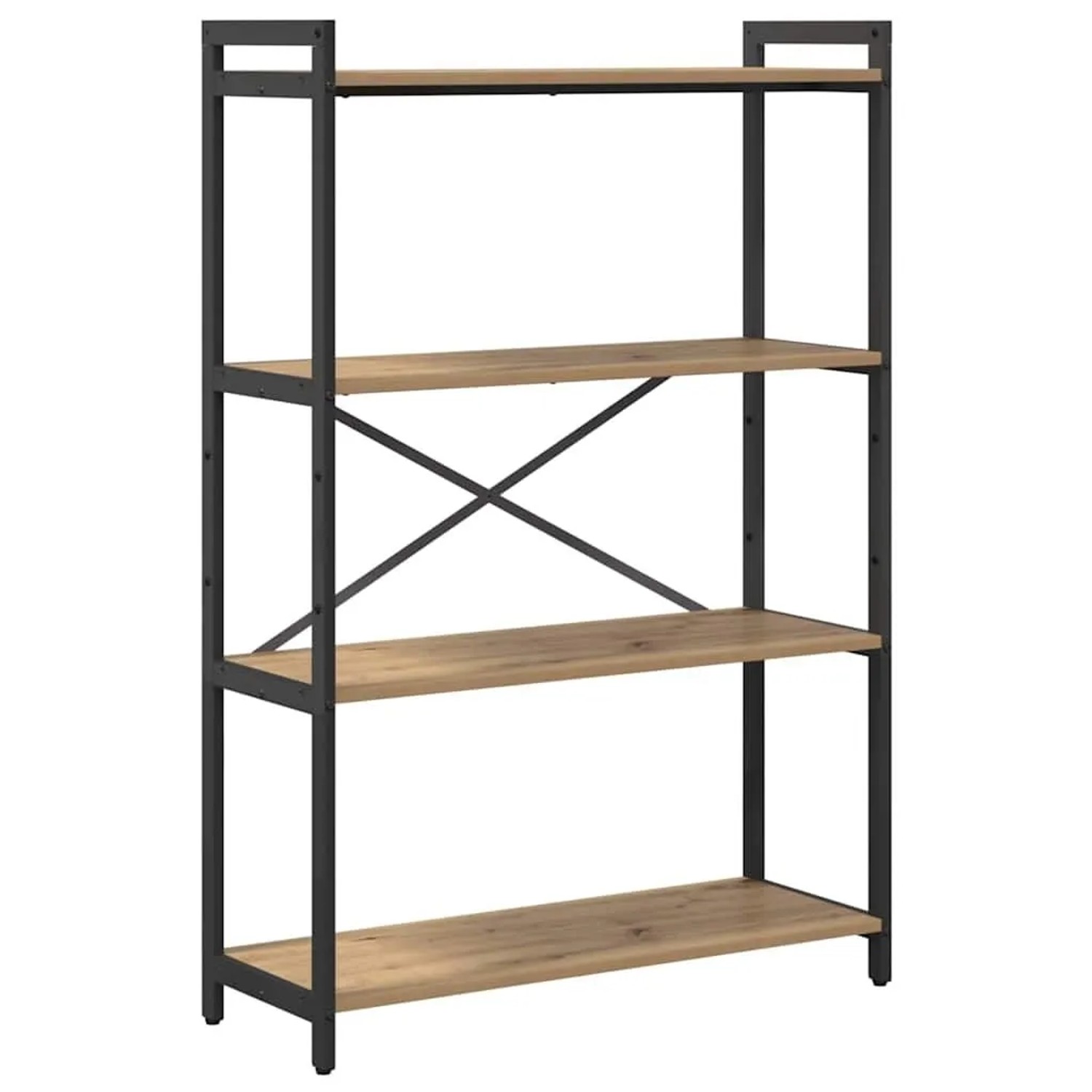 vidaXL Bücherregal Artisan-Eiche 80 x 30 x 120 cm Holzwerkstoff 868424 günstig online kaufen