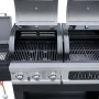 El Fuego Kombigrill 3 in 1: Gasgrill und Holzkohlegrill mit Bierkühler und Zapfanlage.