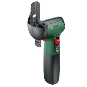 Bosch Akku-Trennschleifer Easy Cut & Grind, grüner Mini-Schleifer mit Trennscheibe.