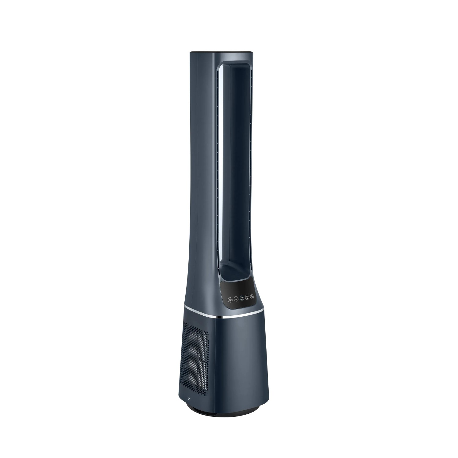 Midea Turmventilator MFP-120i in Dunkelblau: Ventilator und Luftreiniger in einem Gerät.