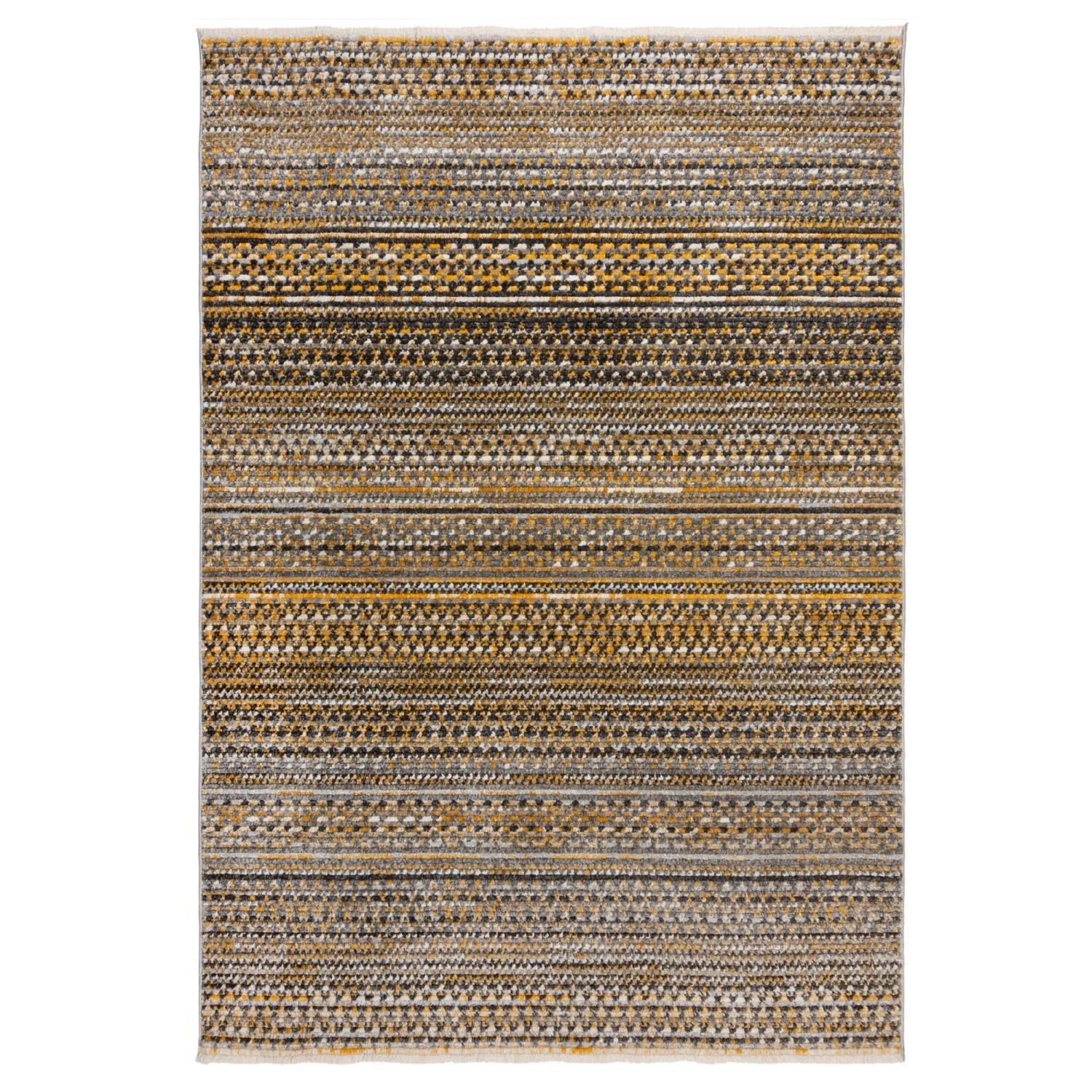 Flair Rugs Kurzflorteppich Camino 120 cm x 160 cm Gelb