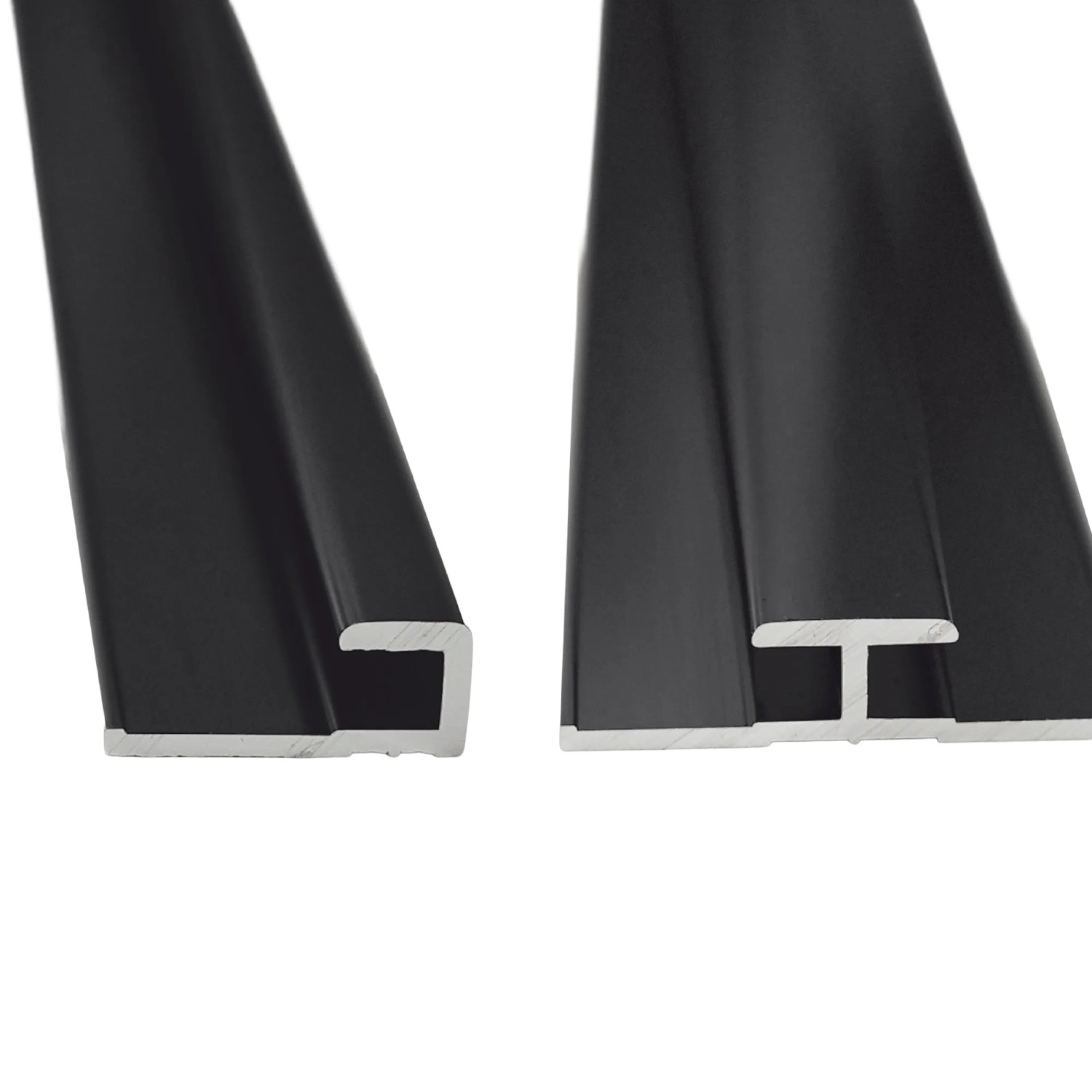 Breuer Profil-Set 1 Quick 72 mit Abschluss- und Verbindungsprofil 210 cm Schwarz