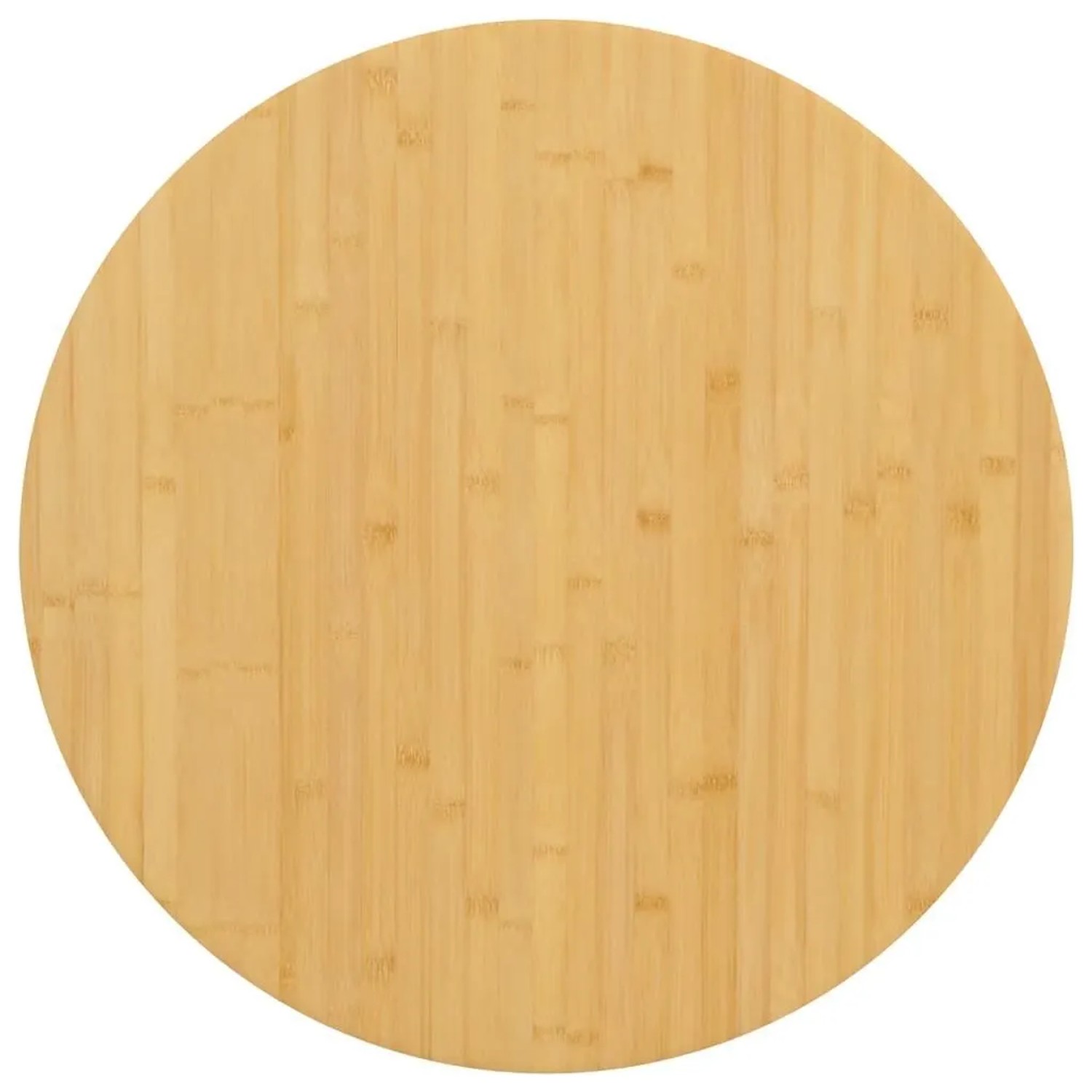vidaXL Tischplatte Ø70x2,5 cm Bambus 352682