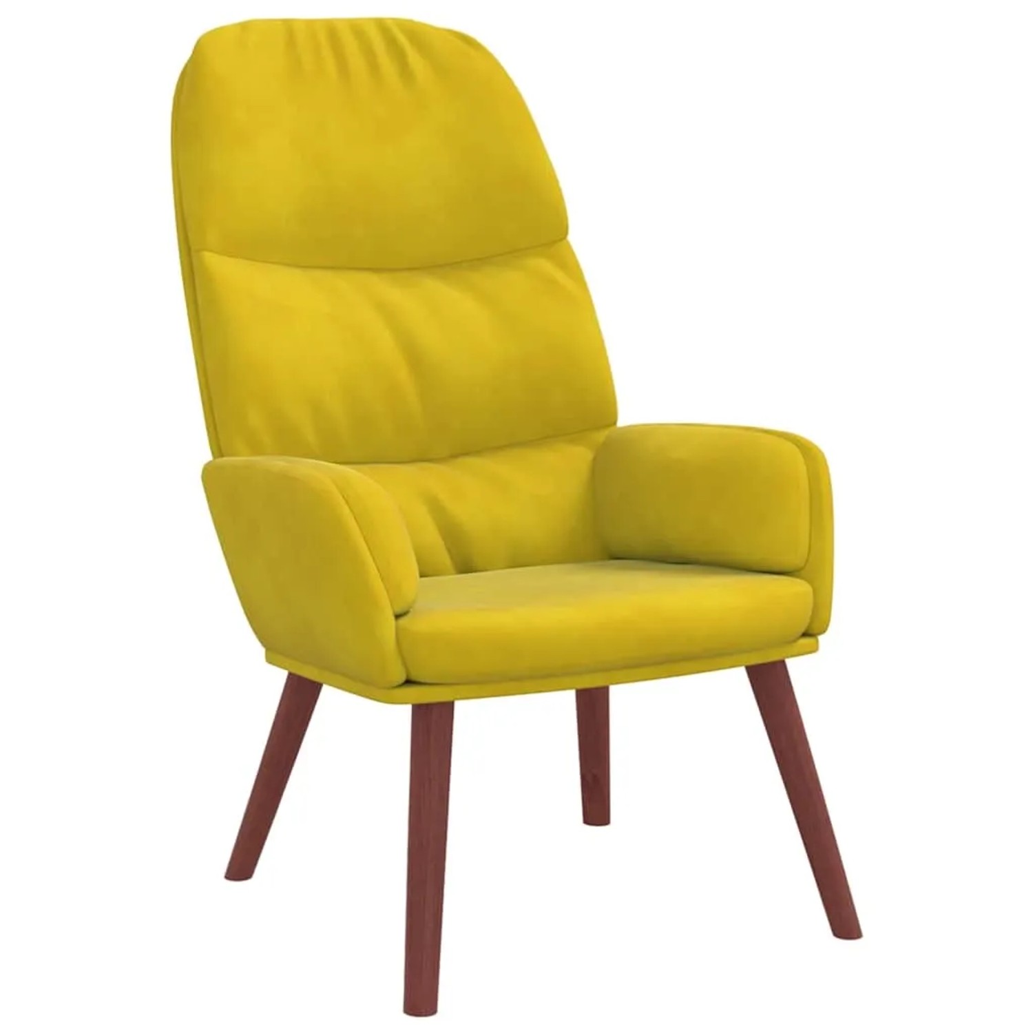vidaXL Relaxsessel Gelber Samt 4102617