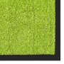 Grüne Karat Schmutzfangmatte Rhine 90x150 cm mit schwarzem Rand. Fußmatte für den Eingangsbereich.