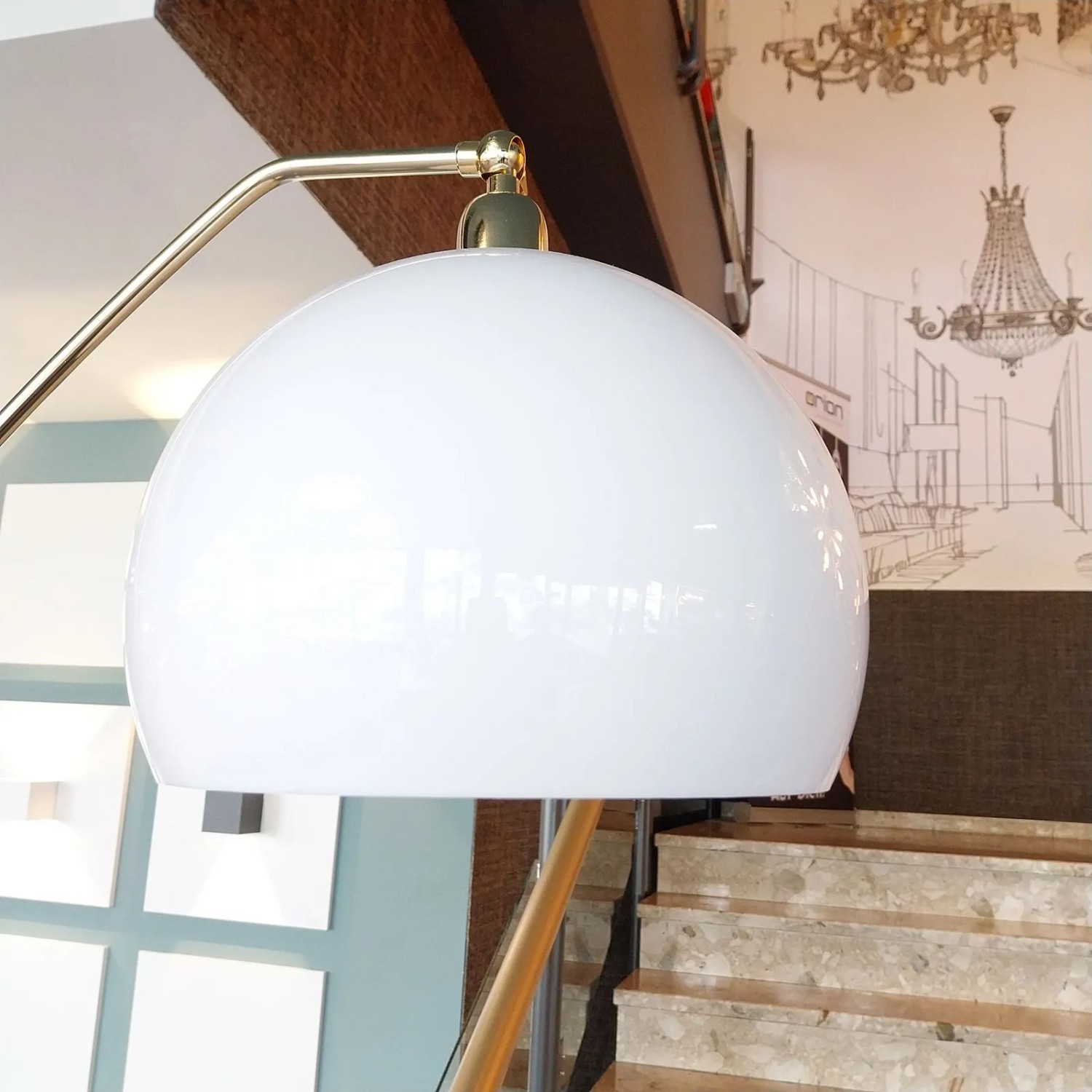 Orion Lightstyle Lampenschirm weiß E27 300 mm kaufen bei OBI