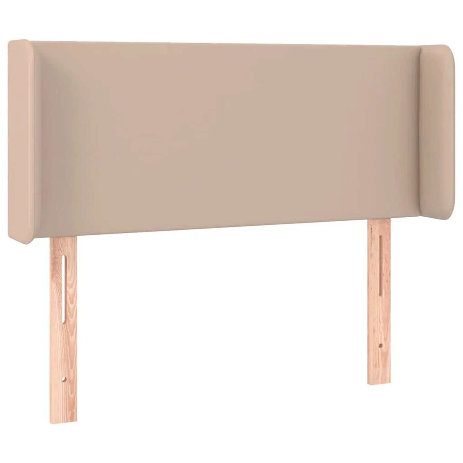 vidaXL LED Kopfteil Cappuccino-Braun 83x16x78/88 cm Kunstleder 3123033
