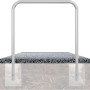 Feuerverzinkter Schake Rohrbügel, 48 mm Durchmesser, 1000x1200 mm, zum Einbetonieren.