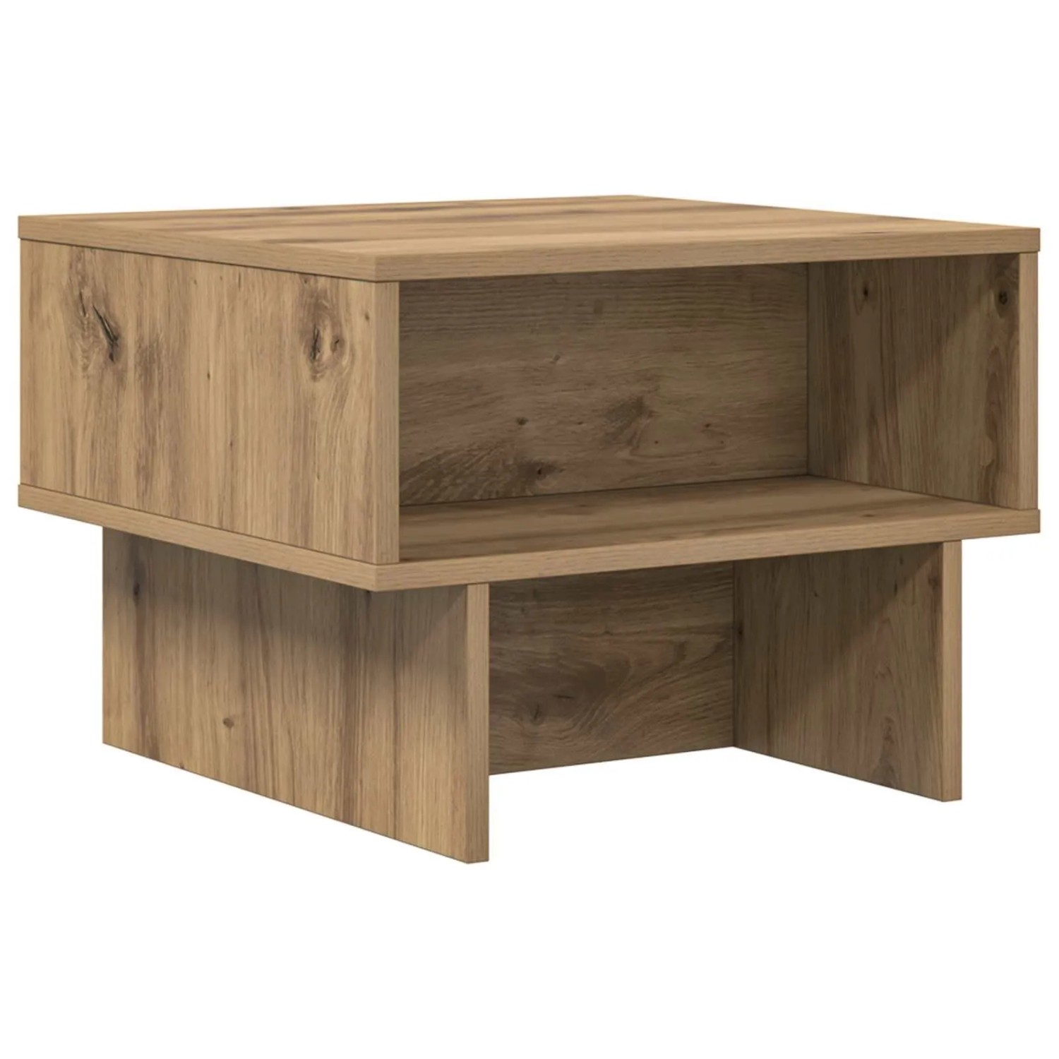 vidaXL Couchtisch Artisan-Eiche 48 x 46 x 35 cm Holzwerkstoff 8000235 günstig online kaufen