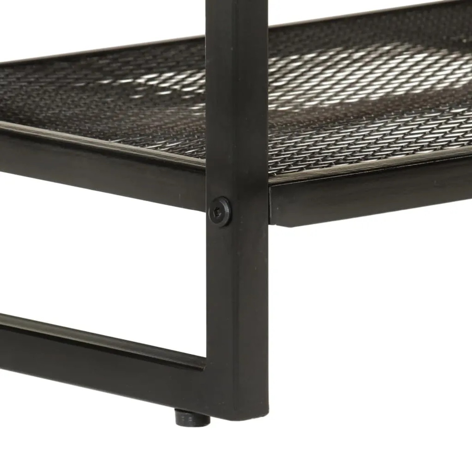 vidaXL Schuhbank 110x35x45 cm Massivholz Akazie und Eisen 372744_6