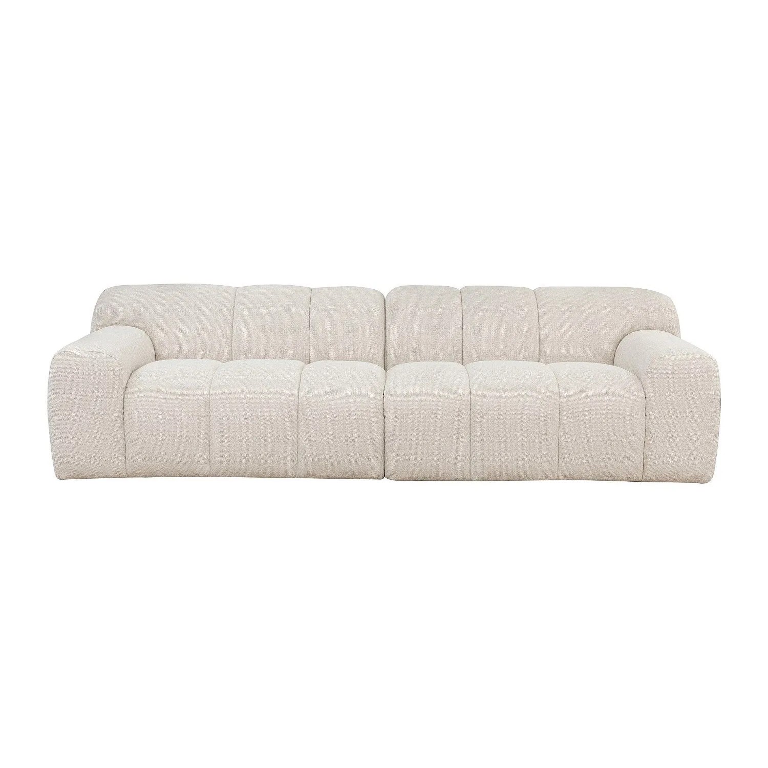 Vente-unique Sofa Ohne Schlafmöglichkeit Atuju Beige 268 cm