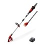 Einhell Akku-Hochentaster & Heckenschere Set mit Power X-Change Akku und Ladegerät.