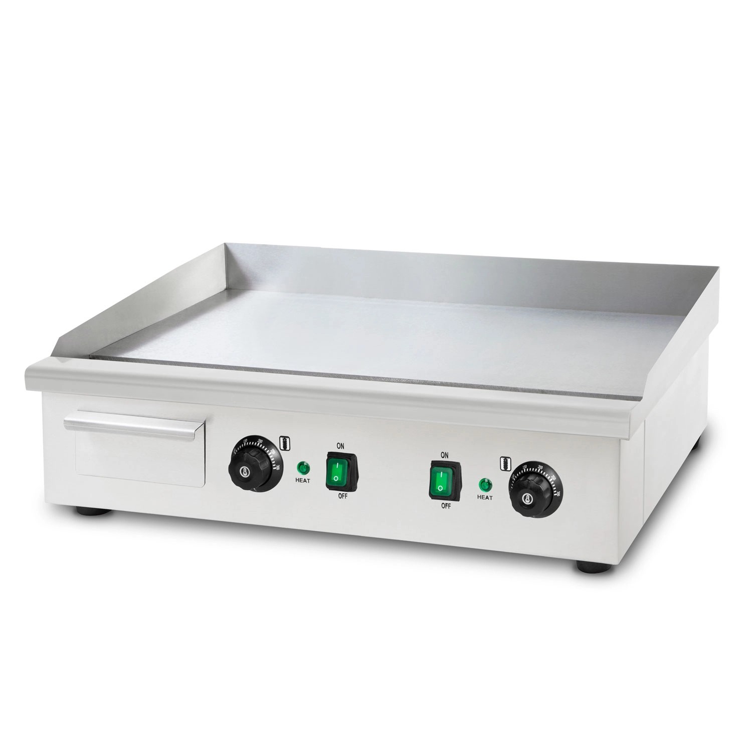 VERTES Grillplatte 4400W Grillfläche Glatt 74x41cm 2x Temperatur bis 300 Gr günstig online kaufen
