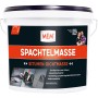 Eimer MEM Profi Spachtelmasse 7kg, Bitumen-Dichtmasse zum Reparieren von Rissen und Bruchstellen.