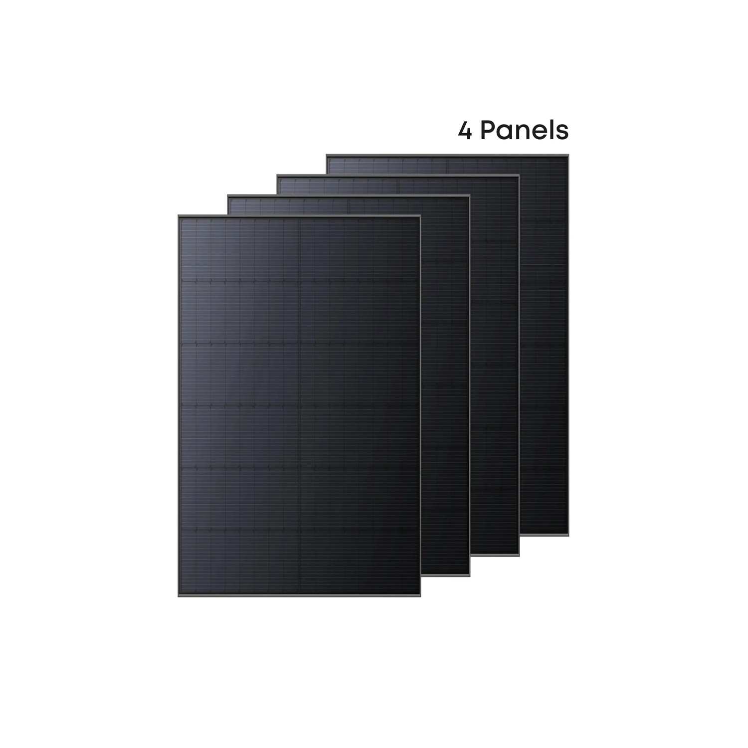Anker Solix Balkonkraftwerk-Set mit 4 Solarpanels für die Stromerzeugung.