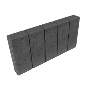 EHL Palibord Lima Rechteck-Einfassung in Anthrazit, 50x25x6 cm, mit Scheinfugen.