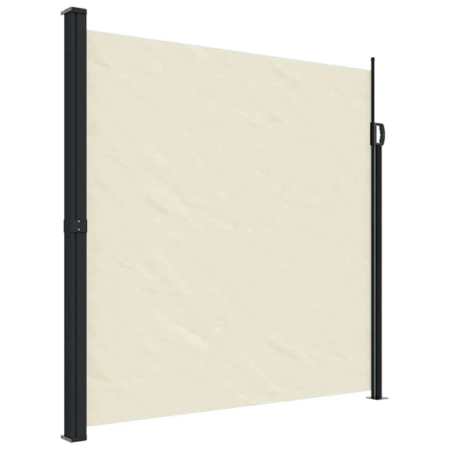 vidaXL Seitenmarkise Ausziehbar Creme 200x600 cm 4004550