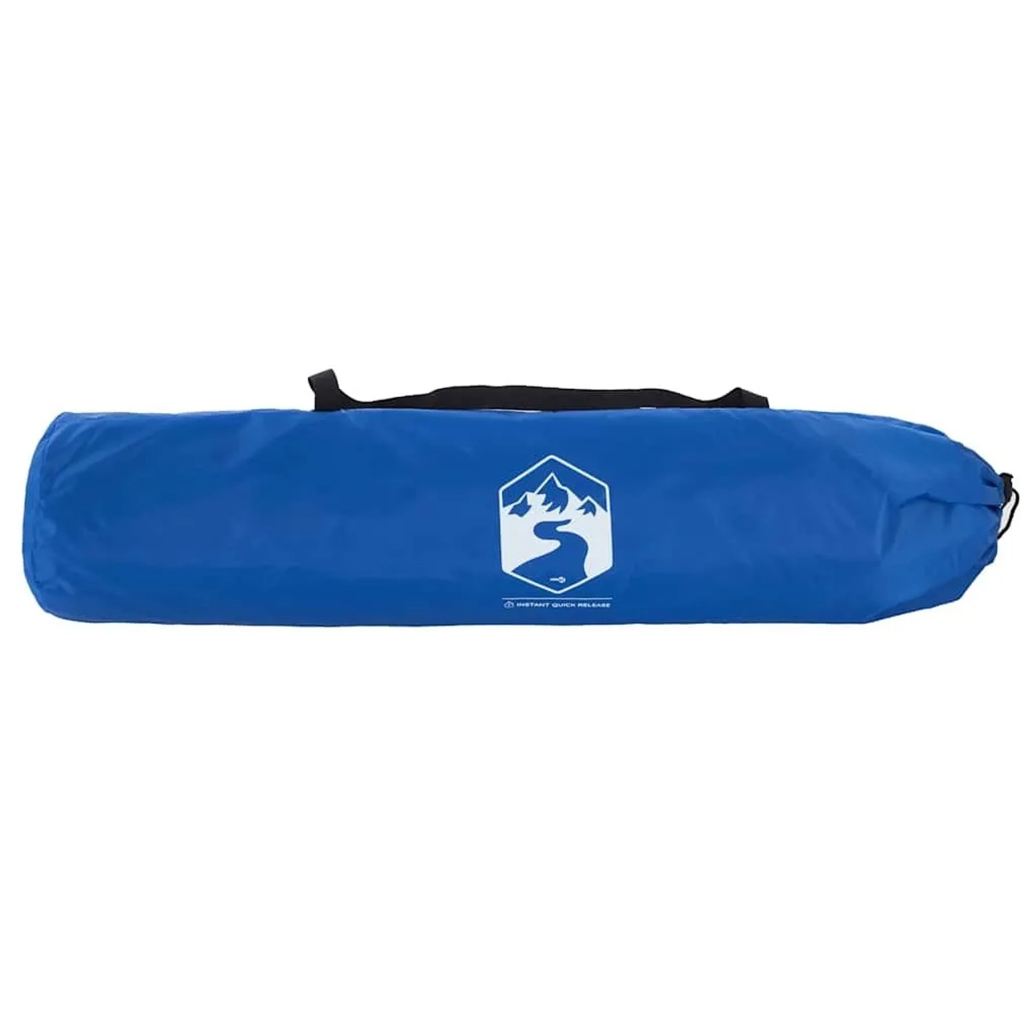 Verpacktes vidaXL Strandzelt für 2 Personen in Azurblau. Wasserdicht und leicht zu transportieren.