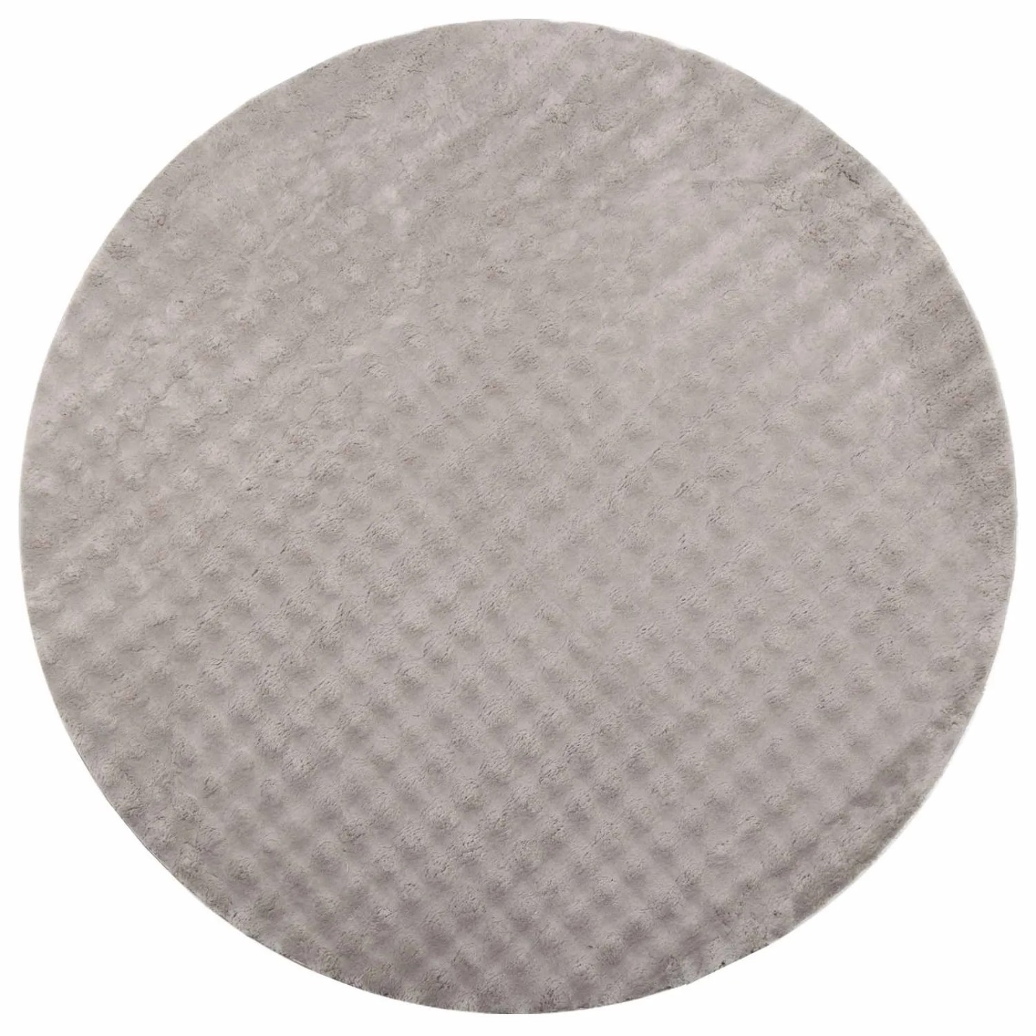 vidaXL Bereichsteppiche Rund SIROLO Sand Ø 120 CM Polyester 42022762
