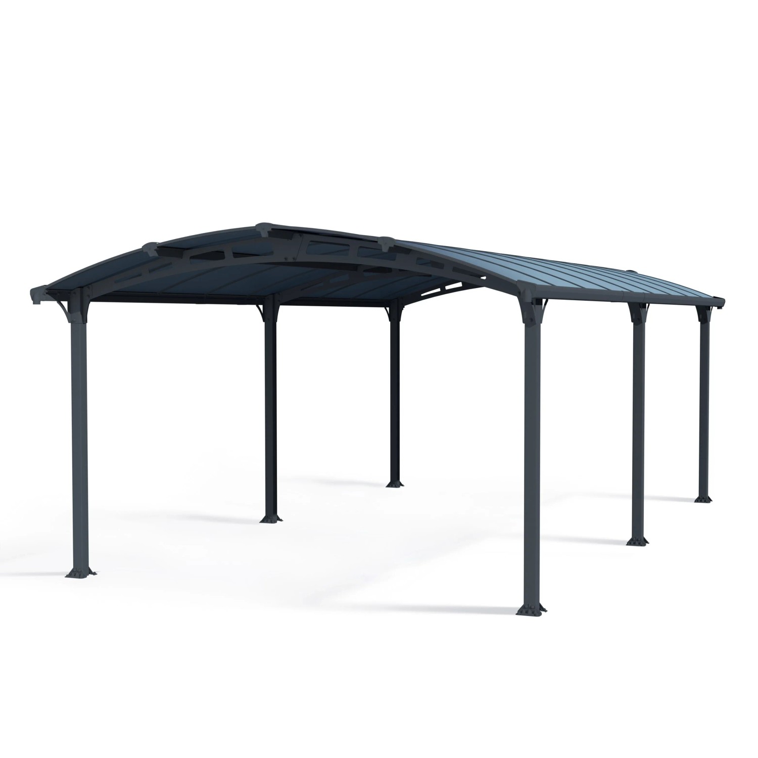 Canopia Carport Arcadia 6400 Anthrazit 360 cm x 650 cm